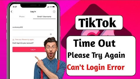 How to Fix Time Out Please Try Again on TikTok 2023||How to Fix TikTok Login problem