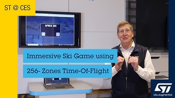 ST at CES 2024 — Introducing ST 256-zones Time-of-Flight: an immersive gaming application