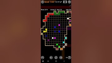 How To Solve Flow Free Amoeba Pack Level 144 14x18 Board Walk Through Solution Walkthrough