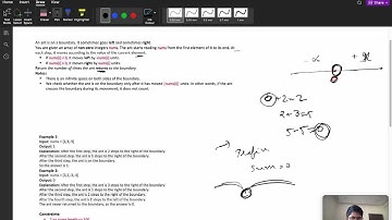 3028 Ant on the Boundary || for Beginners 🔥 || Prefix sum ✅