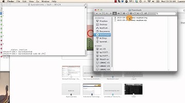 Dragging and Dropping a File into the Terminal