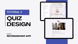 Tutorial 4️⃣ Edit Quiz Design with RevenueHunt App