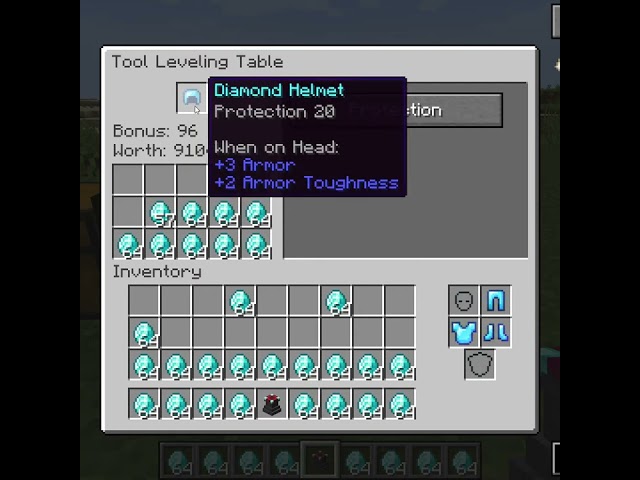 How To Enchantments At Lvl 20 Diamond Armor Set class=