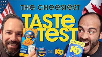 American vs. Canadian MAC and CHEESE (Kraft Dinner)...They're different!