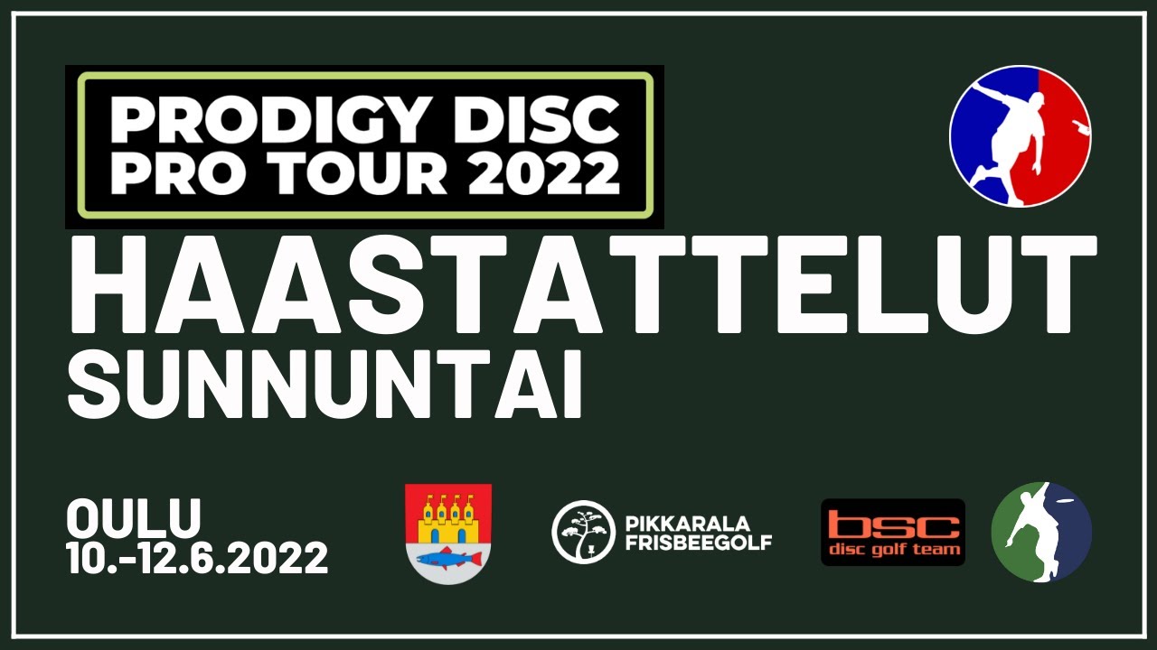 Prodigy Disc Pro Tour 2022 Oulu, haastattelut sunnuntai [FIN🇫🇮]