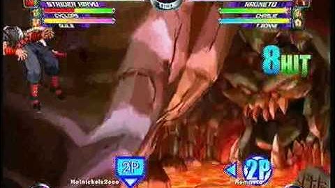 MvC2 Online (360): Hotnickels2ooo (Strid/Cyke/Guile) vs Brett (RomSlash) 1 *Perfect* .:1.13.10:.