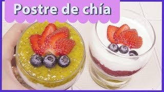 Postre de chía