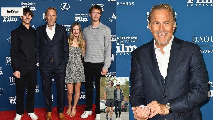 Kevin Costner Has The Support of his Children and ex-wife of Baumgartner in The Premiere of Horizon. - YouTube