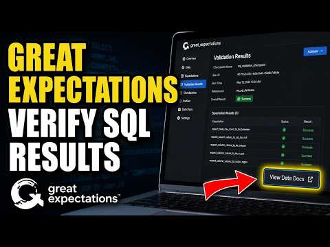 How to verify SQL query results with Great Expectations SQLAlchemy - Easy Tutorial