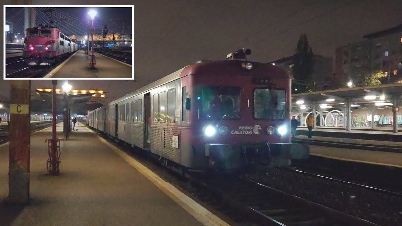 Regio Călători Ex-SNCF BB 25500 (25581)+ Rame Inox Omnibus (RIO) București-Nord - Trenuri România 🇷🇴