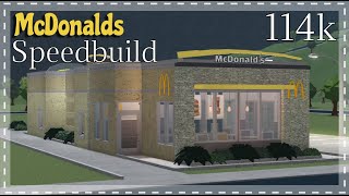 McDonalds Speedbuild {Part 1} (114k) | Bloxburg