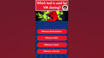 How to Clone a VM? #clone #vmware #quiz #quiztime