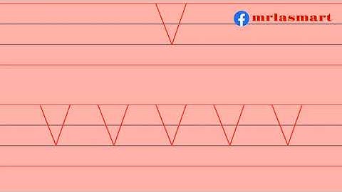 How to Write Capital V | Precise Formation | Merryland Academy Digital Classroom
