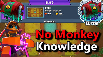 BTD6 Bloonarius Elite || No Monkey Knowledge || Logs
