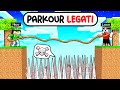 MINECRAFT PARKOUR MA SIAMO LEGATI! (salvatemi)