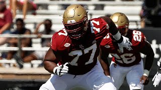 New LA Chargers OL Zion Johnson NFL Draft's #1 Guard? Senior Bowl Highlights \/ Ranking