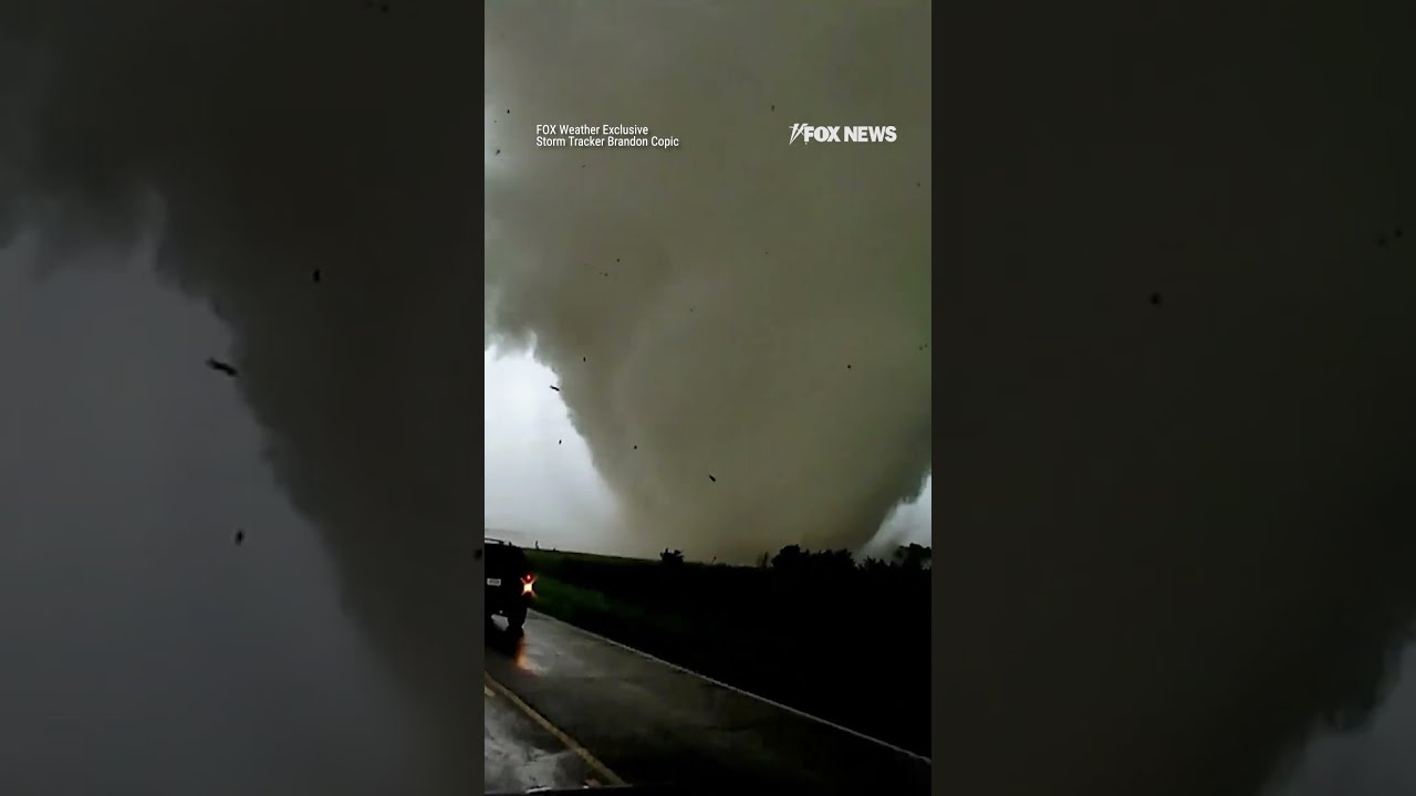 Building Explodes As Dramatic Footage Shows A Tornado Ripping Everything To Shreds Shorts Usa Us