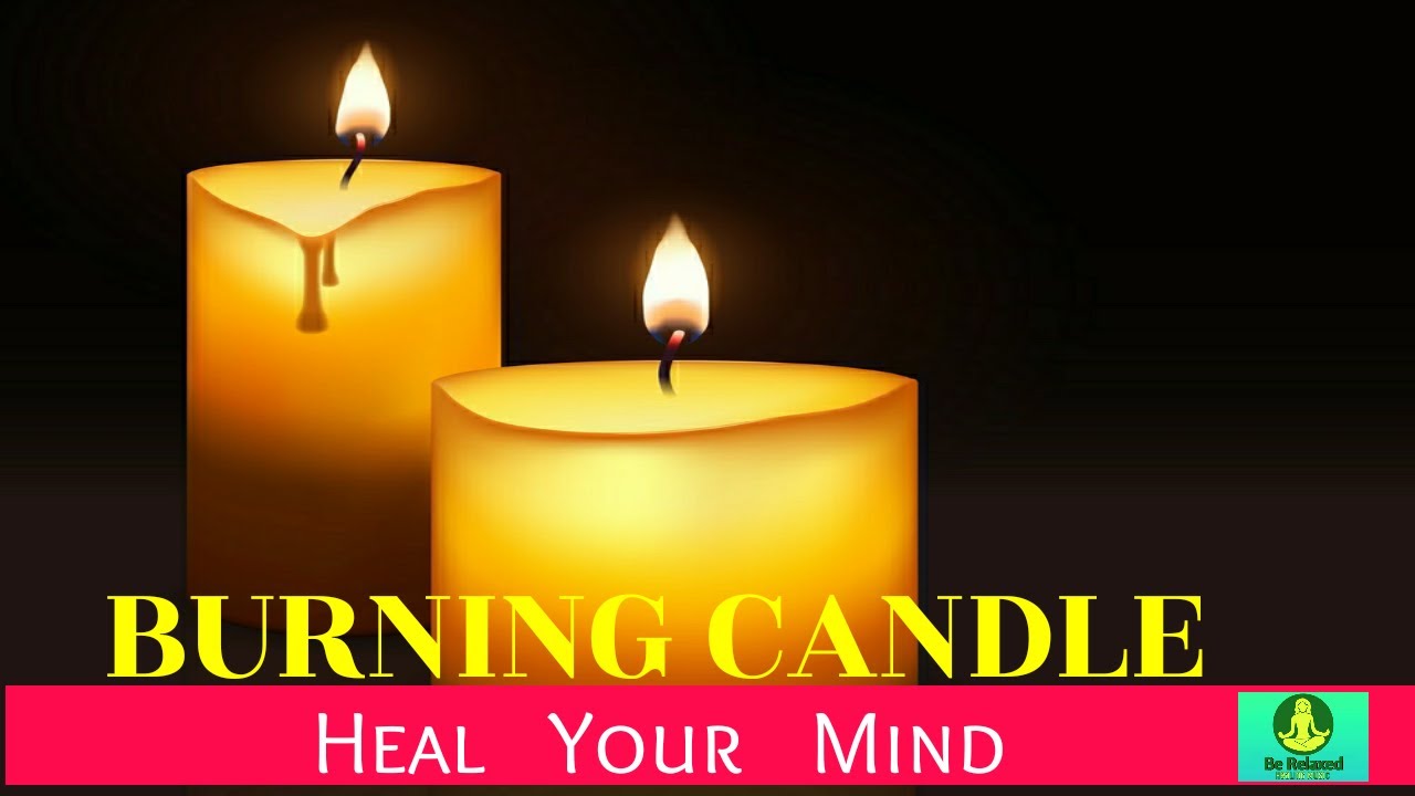 Burning candle meditation 3 hours Meditation, yoga, spa, relax, Heal