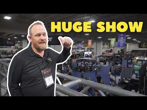 Looking at new THERMAL OPTICS at the Western Hunt Expo! (Our booth was huge!) thumbnail