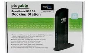 PC Laptop USB Port VGA to TV Scan Converter Adapter Plugable USB 3.0 Docking Station Review