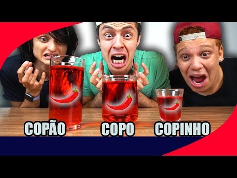 COPO, COPINHO OU COPÃO – Desafio