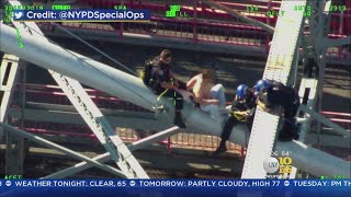 Potential Bridge Jumper Talked Down By NYPD