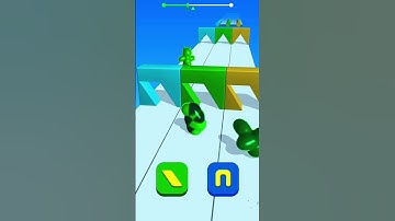 Blob Shifter 3D 🅾️↘️🅰️🅾️ X -- level 444 #shorts