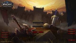 Before the Storm - Warcraft Battle for Azeroth Login Screen with Music