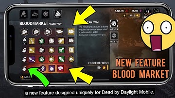 Dead by Daylight Mobile | The Blood Market • Dbd Mobile Gameplay ios/android