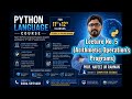 Lecture No. 5: Python Language Course (Arithmetic Operation's Programs)