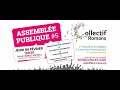 5me assemble publique du collectif pour romans