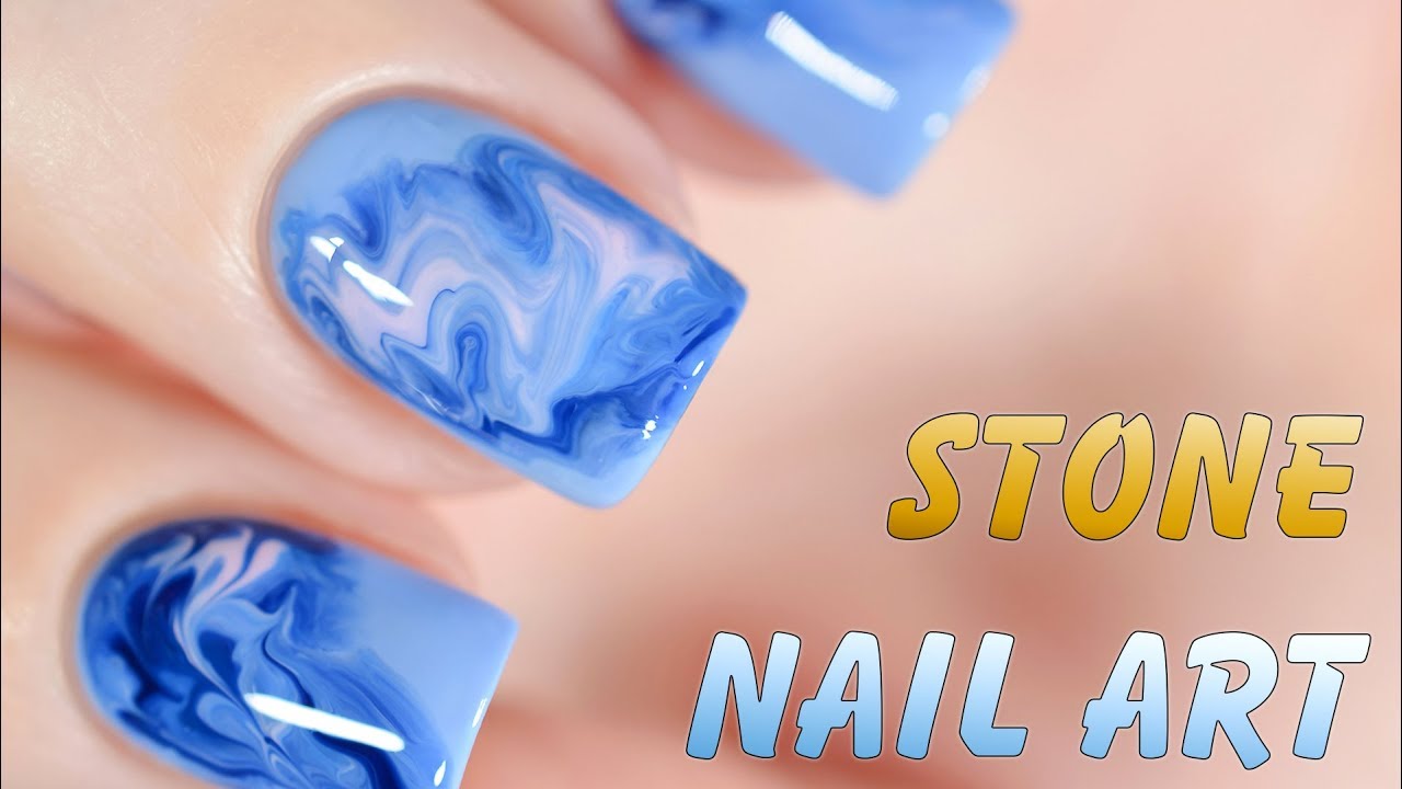 7. 3D Stone Nail Art - wide 3