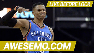 Yahoo, FanDuel & DraftKings NBA DFS Live Before Lock - Tue 1/15 - Awesemo.com