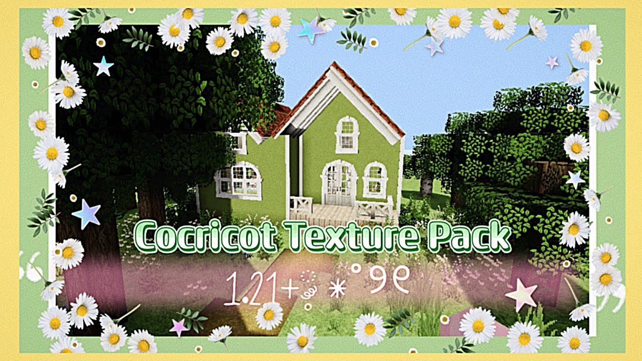 ˚⋆𐙚☘️Mc Bedrock｡⋆Cocricot Texture Pack 1.21🪞🍡𖦹.✧˚