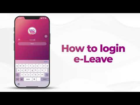 #SQL eLeave-01) How to Login in your mobile app #ConceptSoftware #Payroll #eLeave #eClaim mobile app