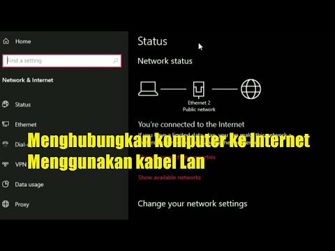 Video: Cara Menyambungkan LAN