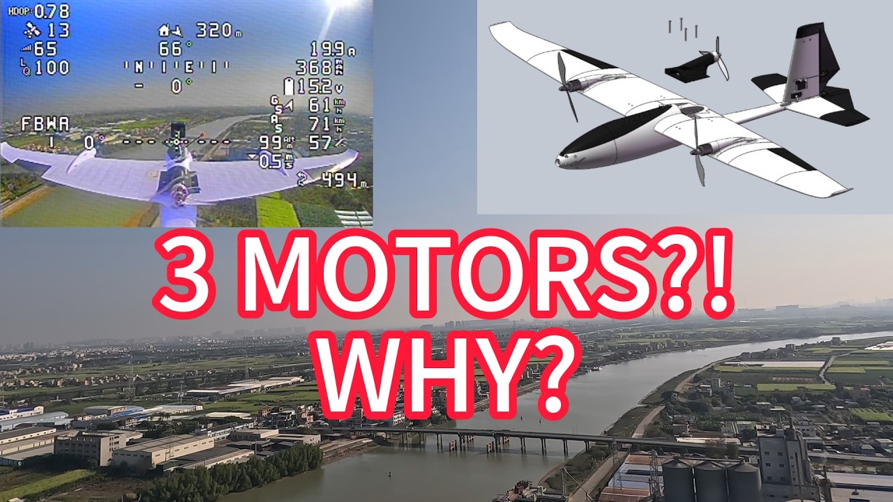 What Happens When You Mix Low-KV and High-KV Motors? | TriRaptor 3-Engine FPV Fixed-Wing Test