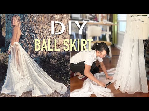 BALL SKIRT TUTORIAL | Removable Skirt