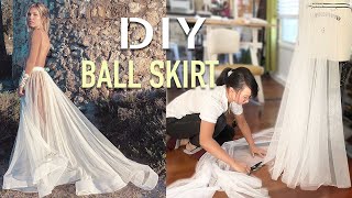 BALL SKIRT TUTORIAL | Removable Skirt