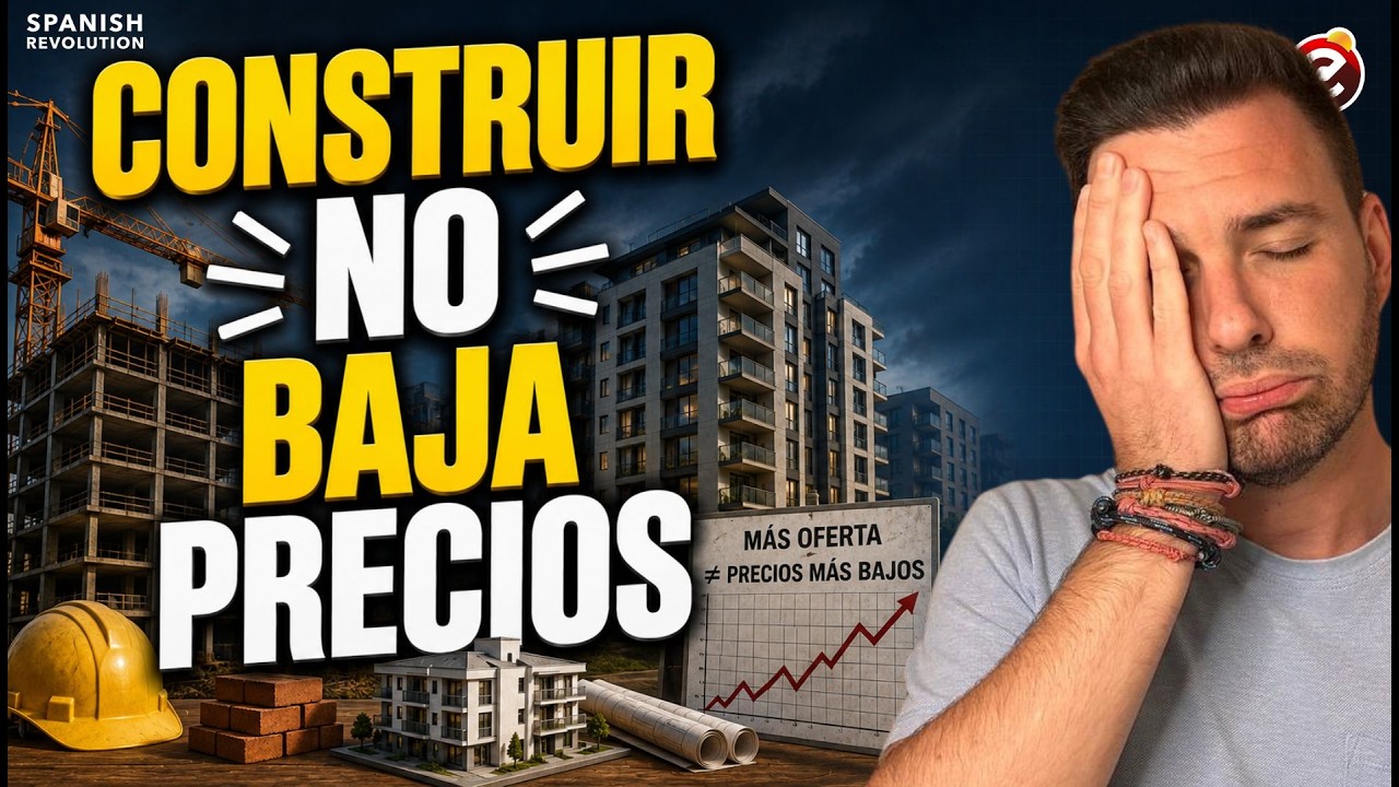 🏘️ Por qué construir más casas NO BAJA los precios💰 La ley de la demanda y la oferta no funciona❗😱
