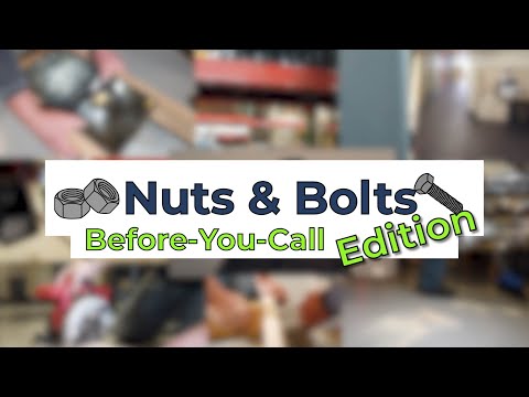 Nuts & Bolts: Before You Call - Washer Displaying Strange Numbers or Letters