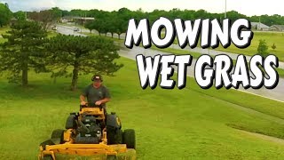 It's Extremely Hard Being A Business Owner, Mowing Long Wet Grass