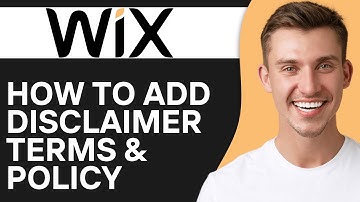 How To Add Disclaimer, Terms and Policy Page on Wix Landing Page (2O25) | Full Guide