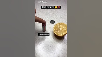 Viral Lemon, Battery & Coin Science Experiment 🤔💯 , Easy Life hack #shorts #science #experiment
