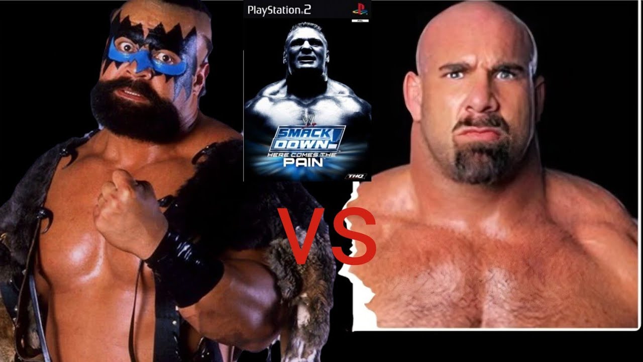 Barbarian vs Goldberg Epic Encounter WWE Smackdown Here comes The Pain 2.0