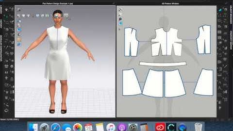 Introduction to Patterning using Clo3D  - EXERCISE 3: DART MANIPULATION (BUST TO WAST)