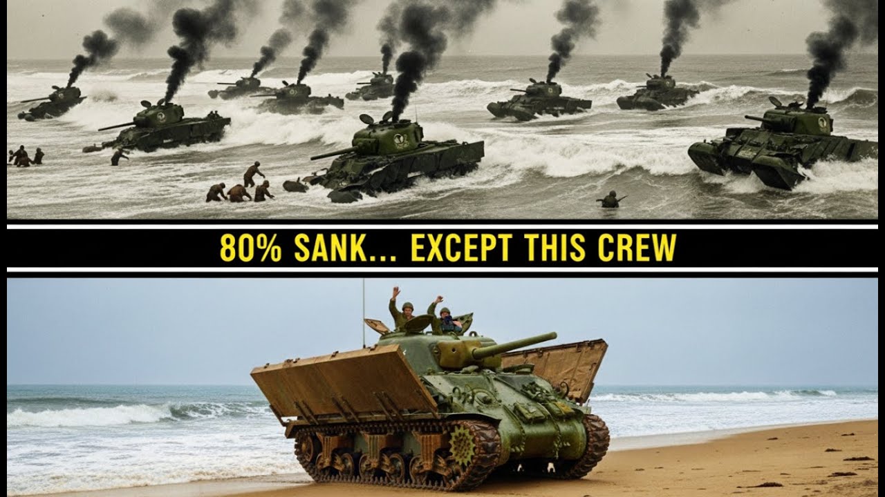 Why 27 DD Tanks Sank… But One Crew’s “Crazy” Trick Conquered Omaha.