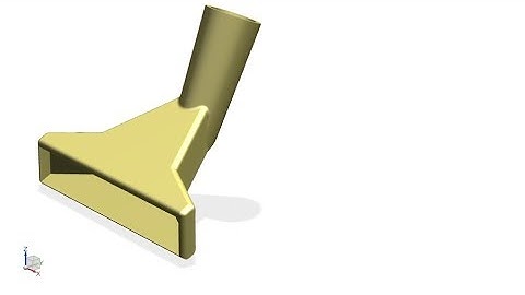 Vacuum Cleaner Nozzle Modeling using NX (Unigraphics) Tutorial:1