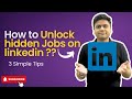 How to Unlock hidden Jobs on Linkedin? || BPO to IT Job switch ||Keshav Pal