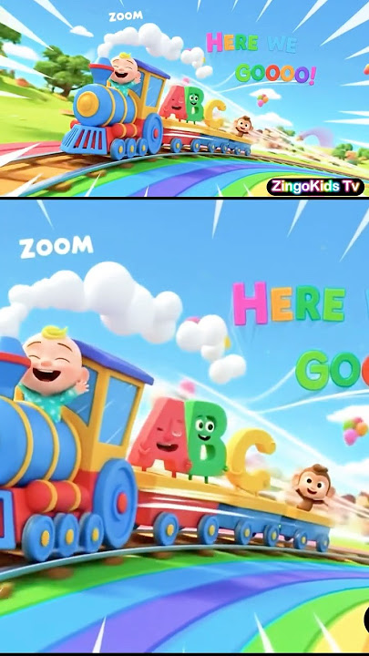 ABC Song for Kids | Train Fun Alphabet song A-Z | Sing Along and Learn!